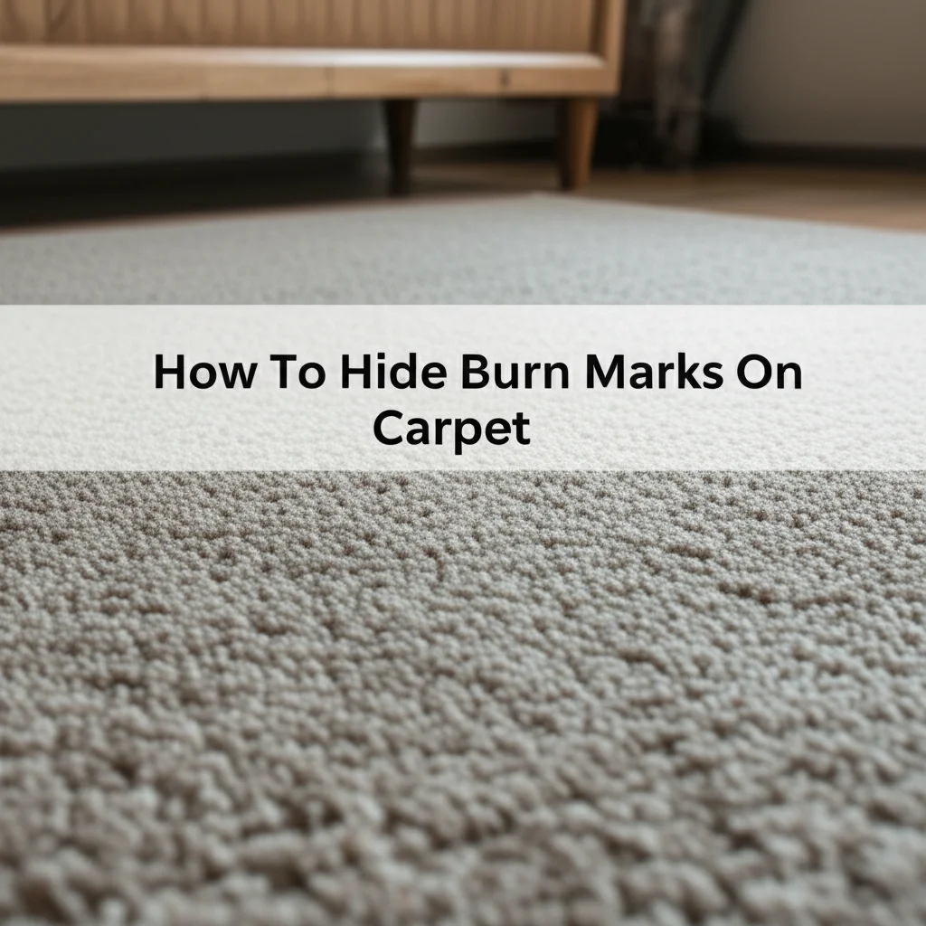How To Hide Burn Marks On Carpet