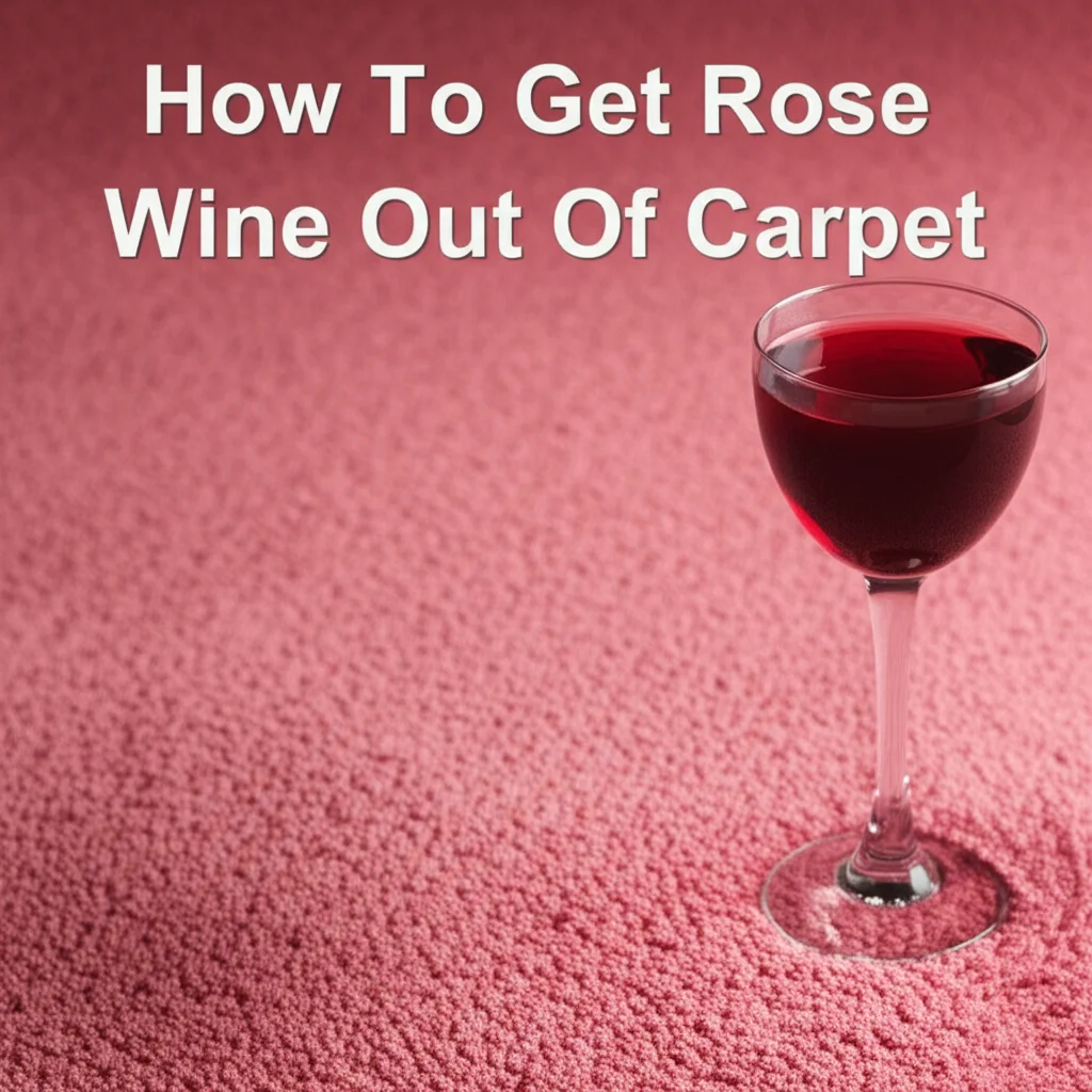 How To Get Rose Wine Out Of Carpet