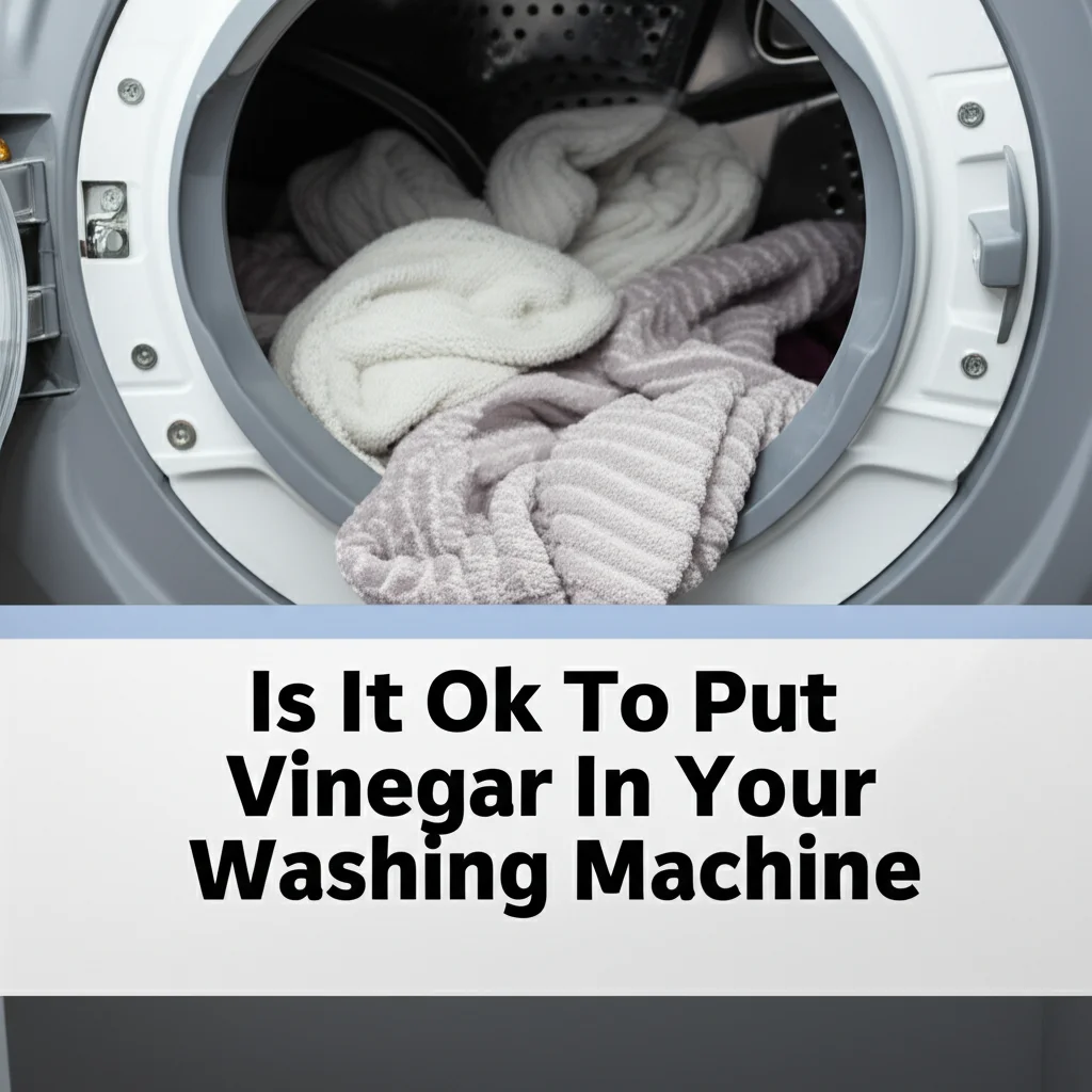 Is It Ok To Put Vinegar In Your Washing Machine