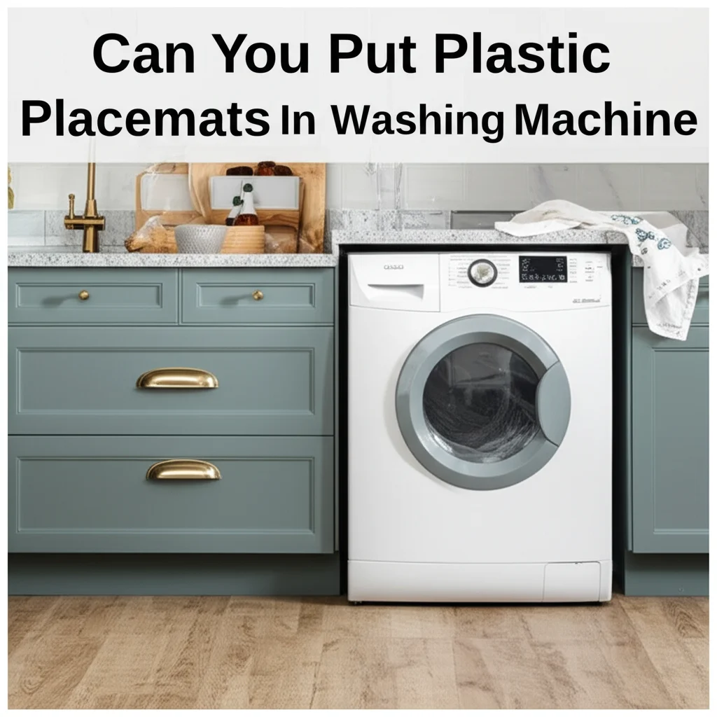 Can You Put Plastic Placemats In Washing Machine