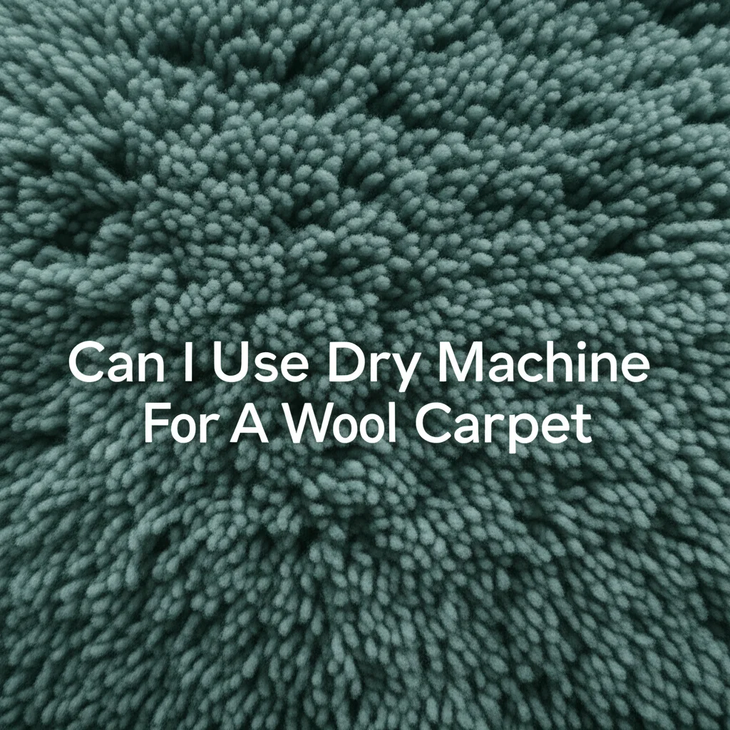 Can I Use Dry Machine For A Wool Carpet