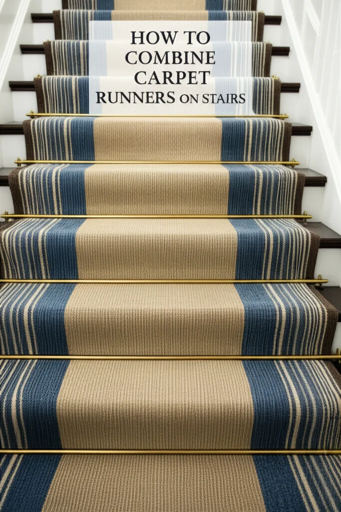 How To Combine Carpet Runners On Stairs