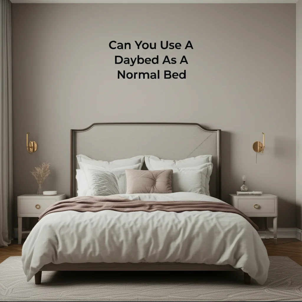 Can You Use A Daybed As A Normal Bed