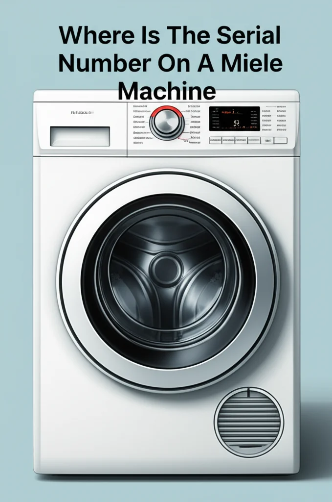 Where Is The Serial Number On A Miele Washing Machine