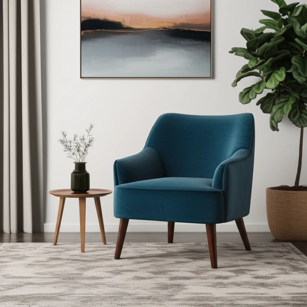 What Color Chair Goes With A Dark Charcoal Carpet