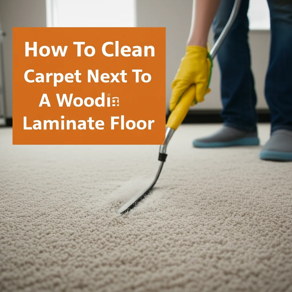 How To Clean Carpet Next To A Wooden Laminate Floor