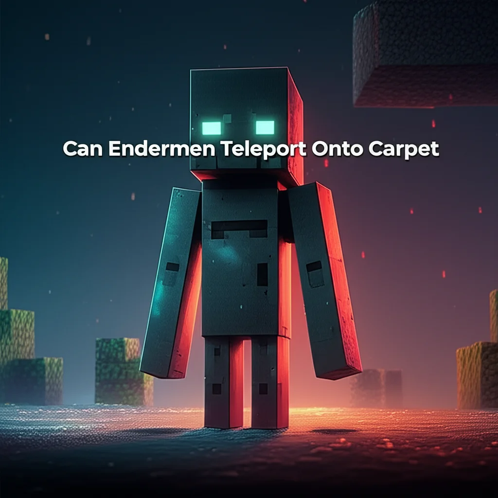Can Endermen Teleport Onto Carpet
