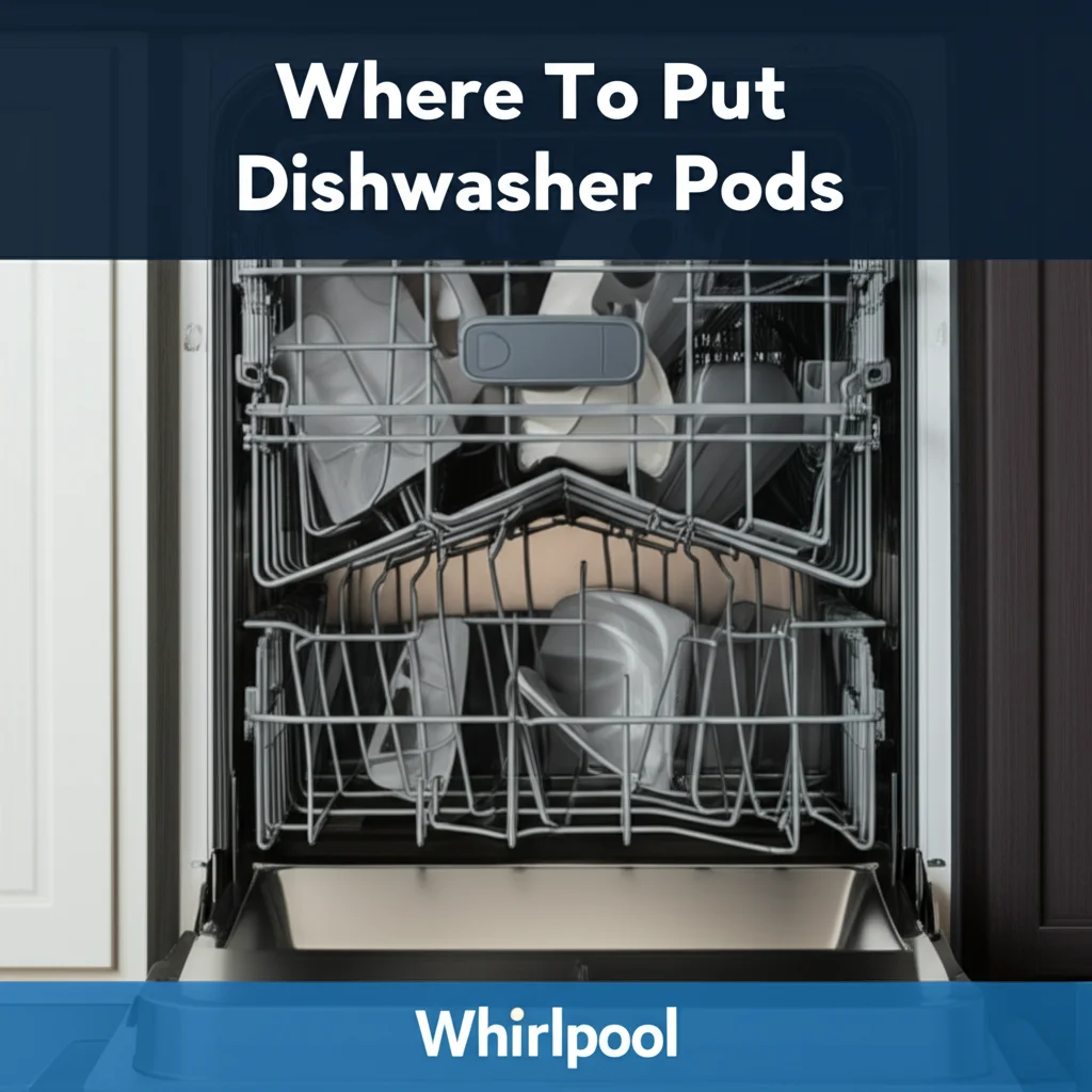 Where To Put Dishwasher Pods Whirlpool