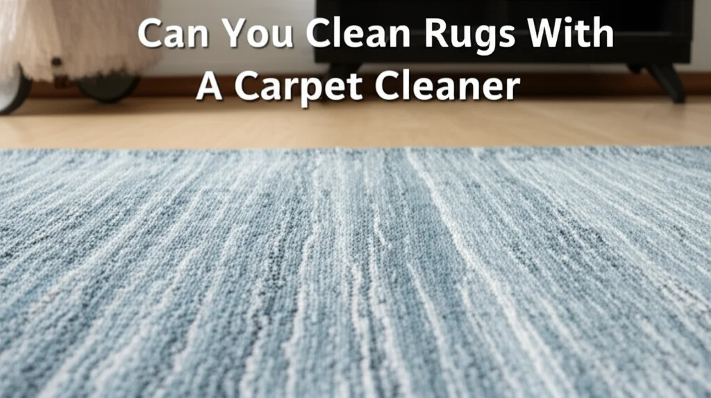 Can You Clean Rugs With A Carpet Cleaner