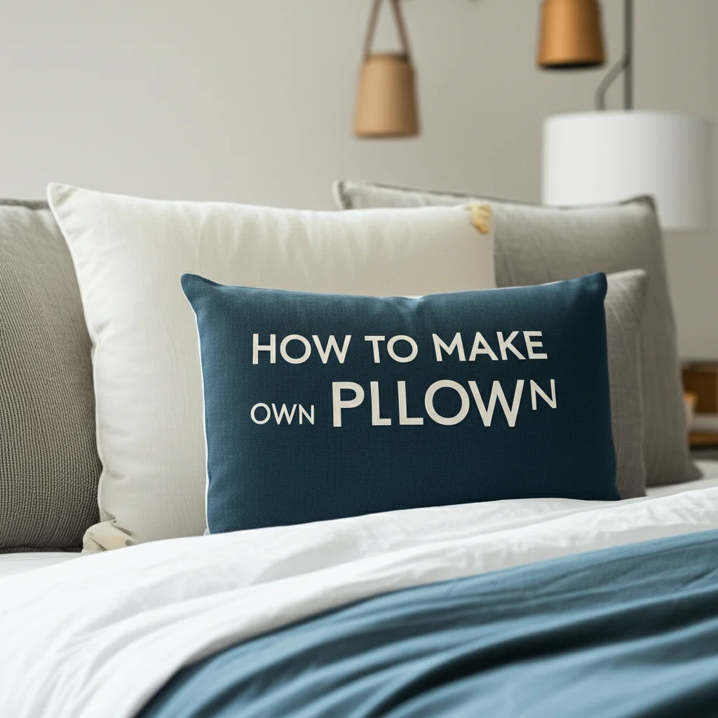 How To Make Your Own Pillow