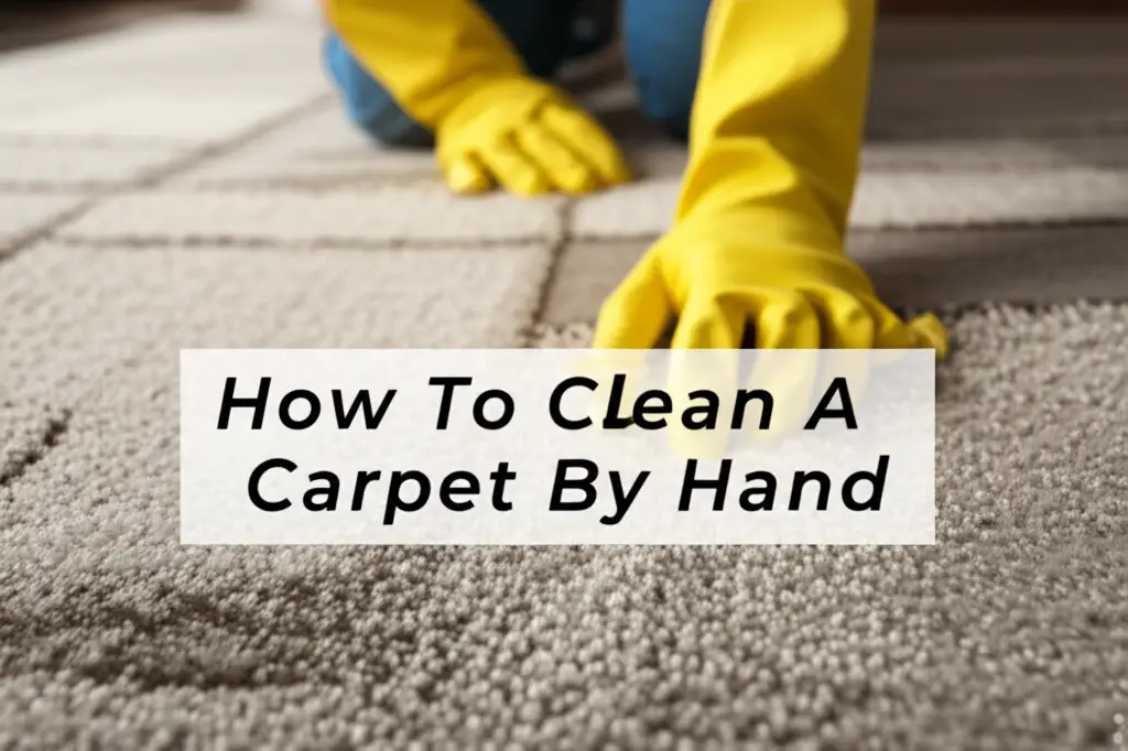 How To Clean A Carpet By Hand