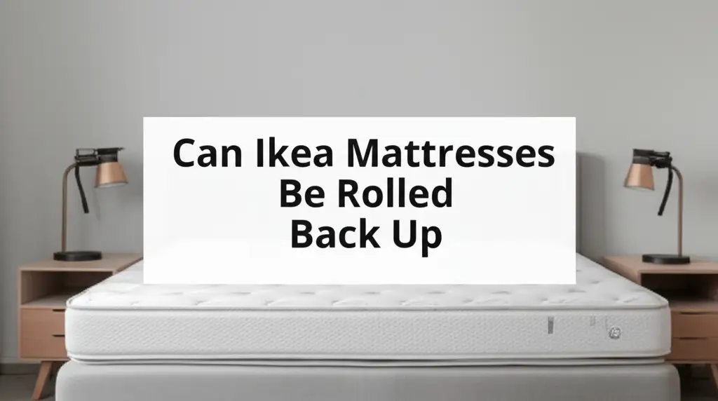 Can Ikea Mattresses Be Rolled Back Up