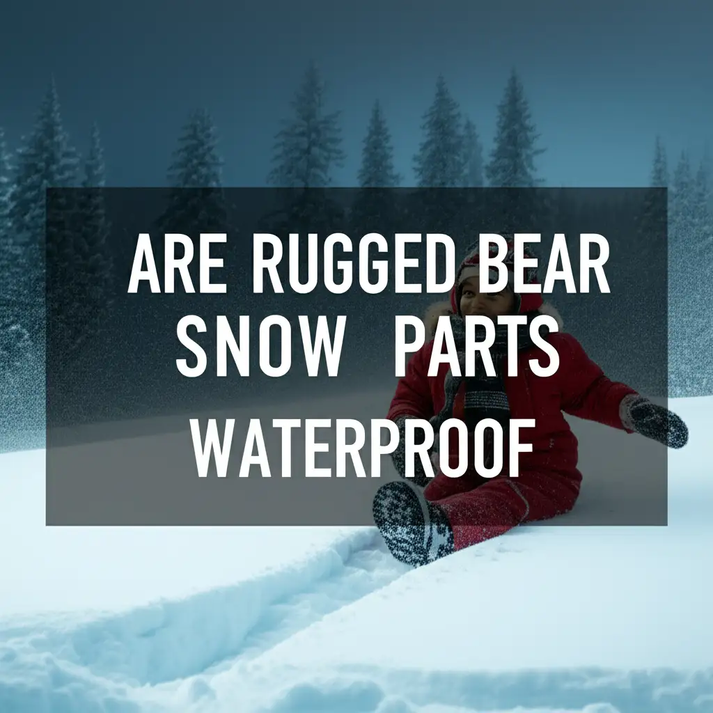 Are Rugged Bear Snow Parts Waterproof