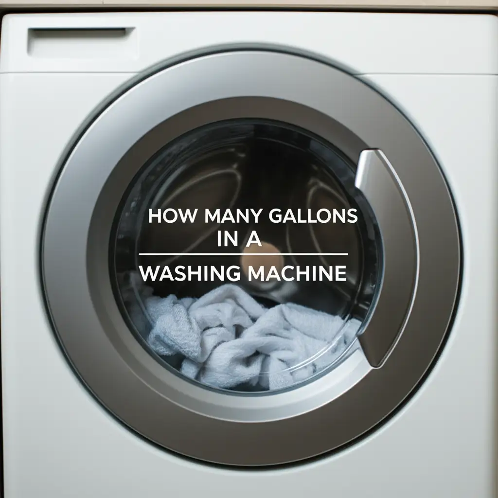 How Many Gallons In A Washing Machine