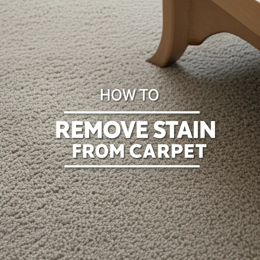 How To Remove Stain From Carpet