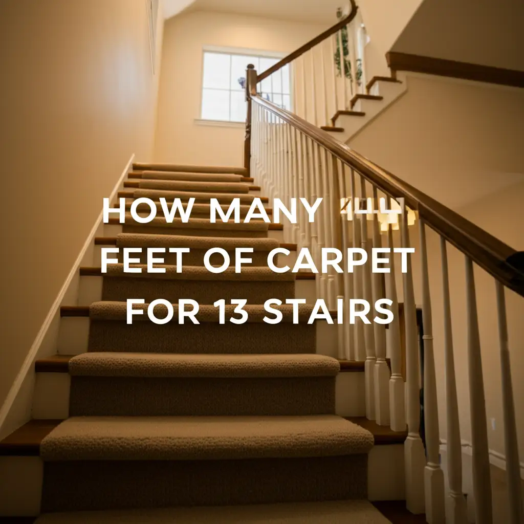How Many Feet Of Carpet For 13 Stairs