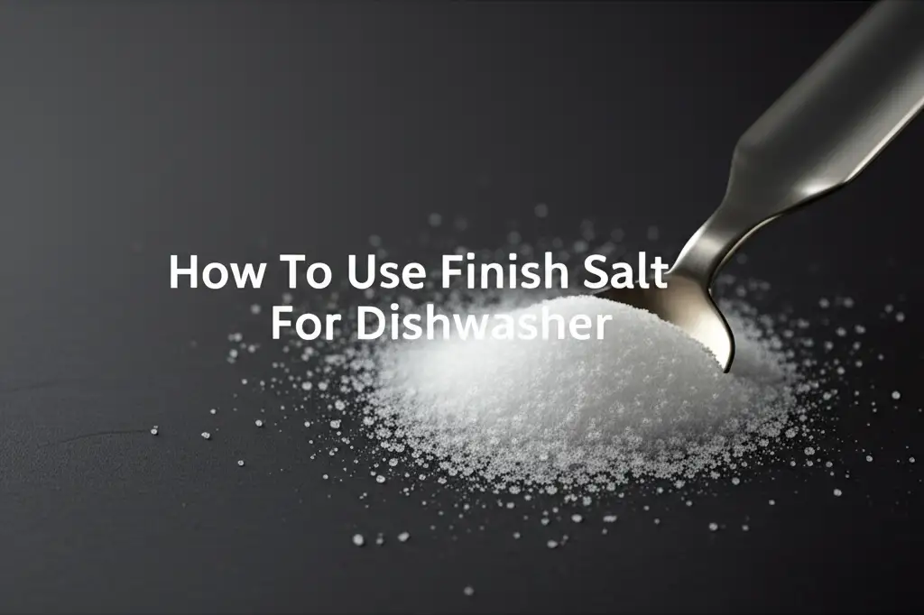 How To Use Finish Salt For Dishwasher