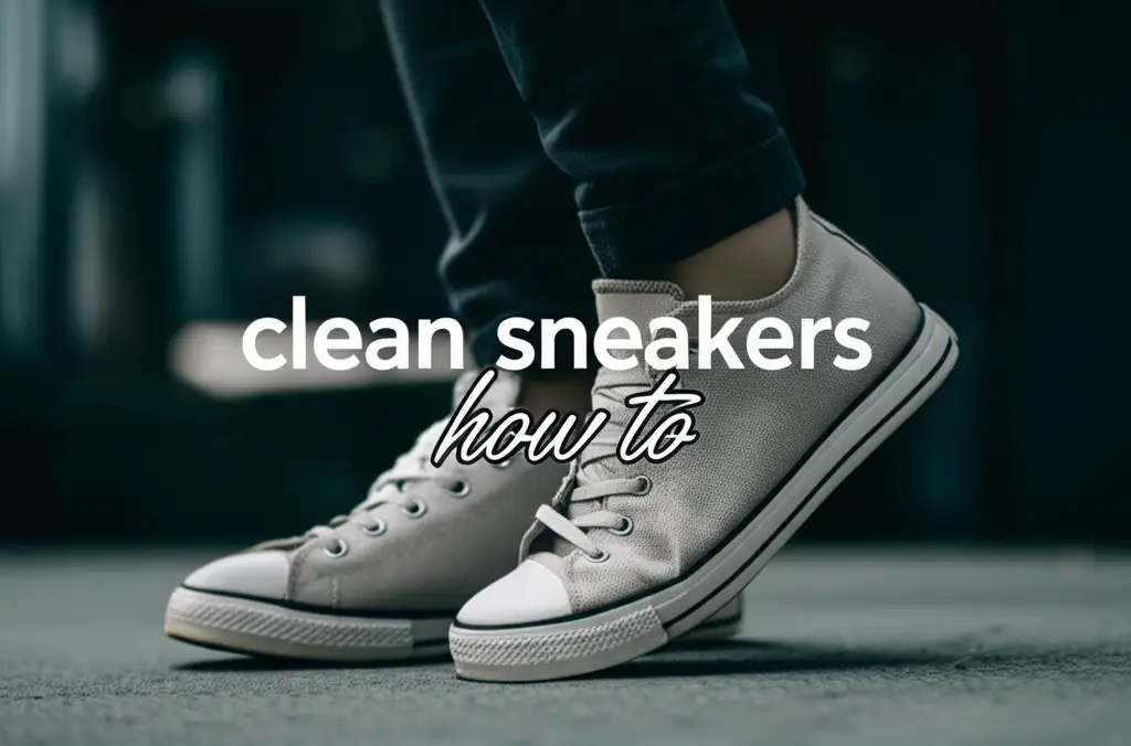 clean sneakers how to