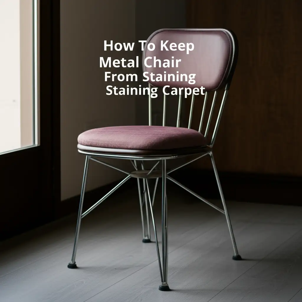 How To Keep Metal Chair From Staining Carpet