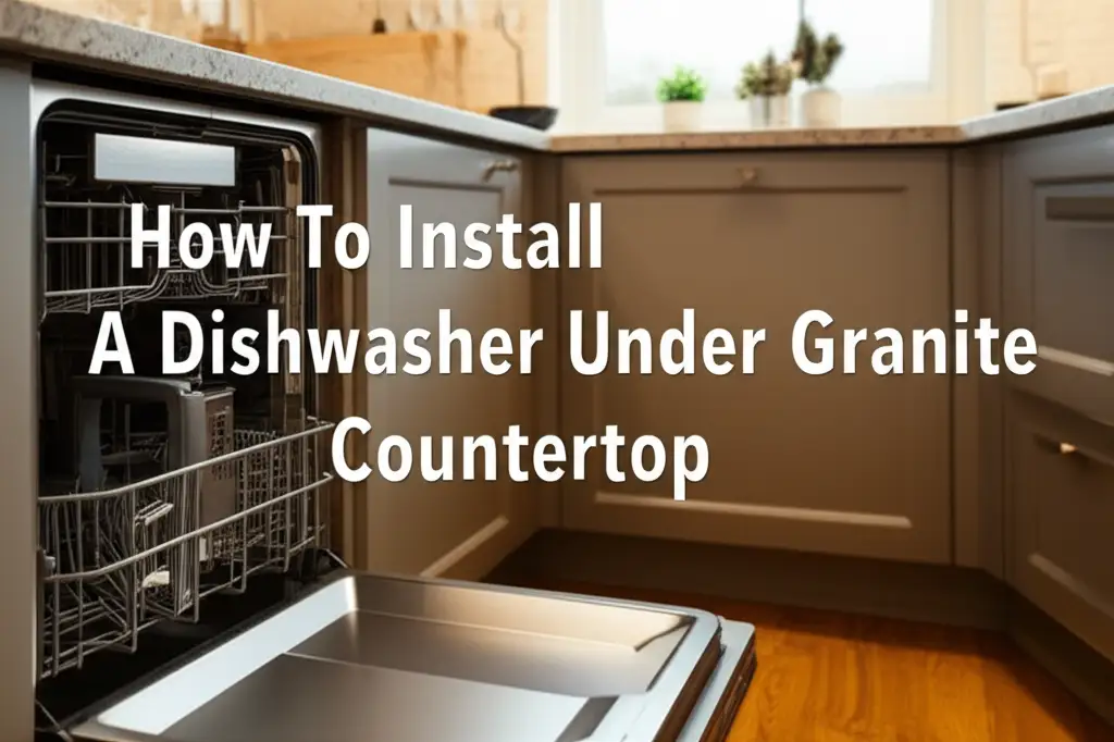 How To Install A Dishwasher Under Granite Countertop