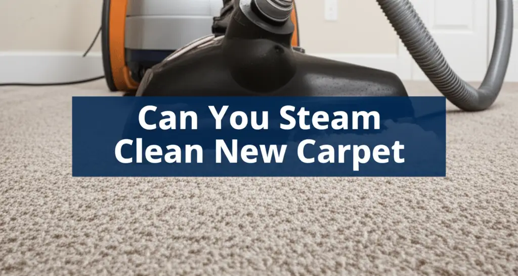 Can You Steam Clean New Carpet