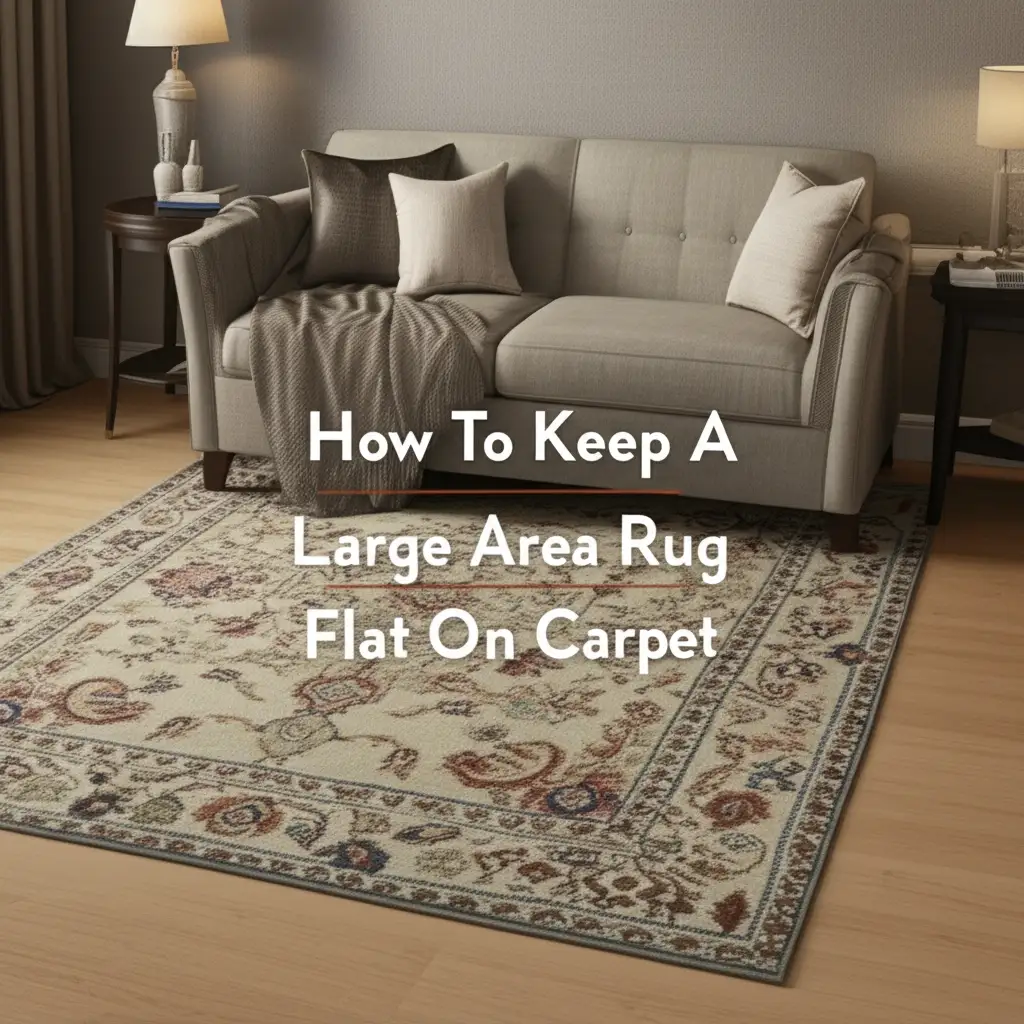 How To Keep A Large Area Rug Flat On Carpet