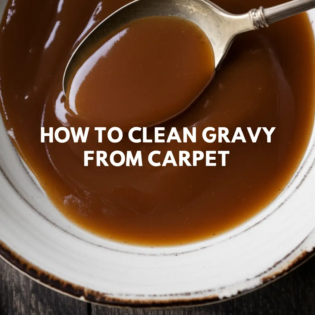 How To Clean Gravy From Carpet