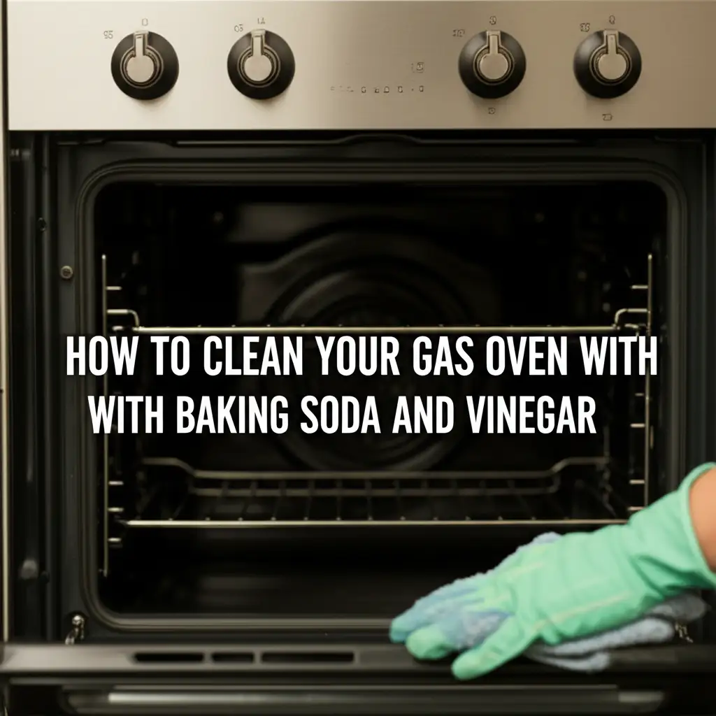 How To Clean Your Gas Oven With Baking Soda And Vinegar