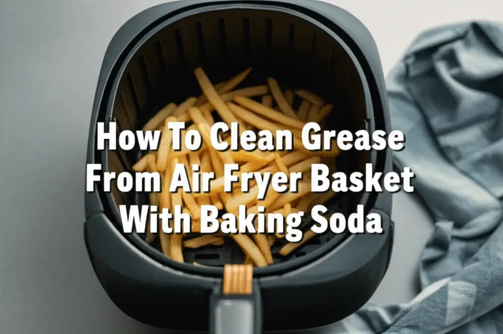 How To Clean Grease From Air Fryer Basket With Baking Soda