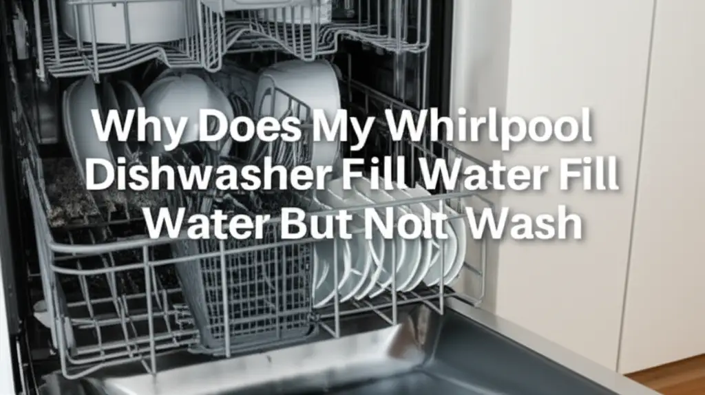Why Does My Whirlpool Dishwasher Fill With Water But Not Wash