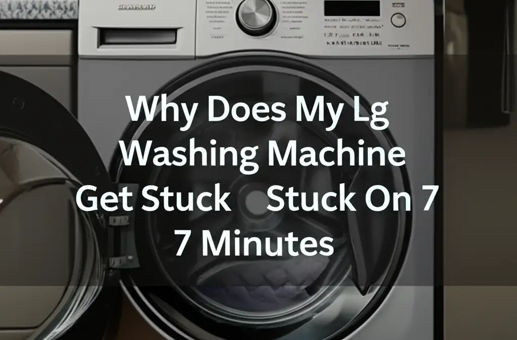 Why Does My Lg Washing Machine Get Stuck On 7 Minutes