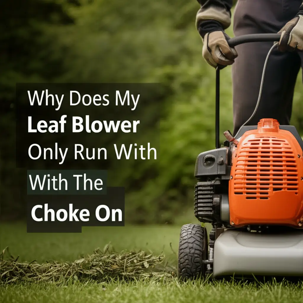 Why Does My Leaf Blower Only Run With The Choke On