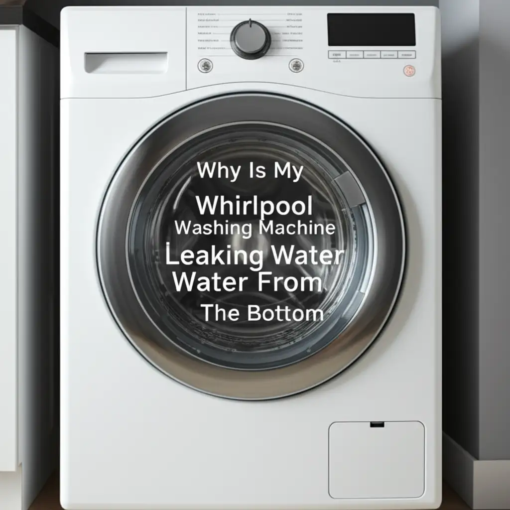 Why Is My Whirlpool Washing Machine Leaking Water From The Bottom