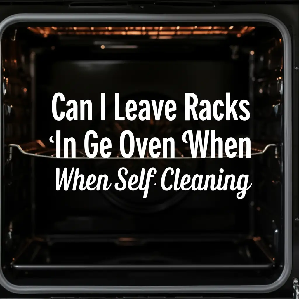 Can I Leave Racks In Ge Oven When Self Cleaning