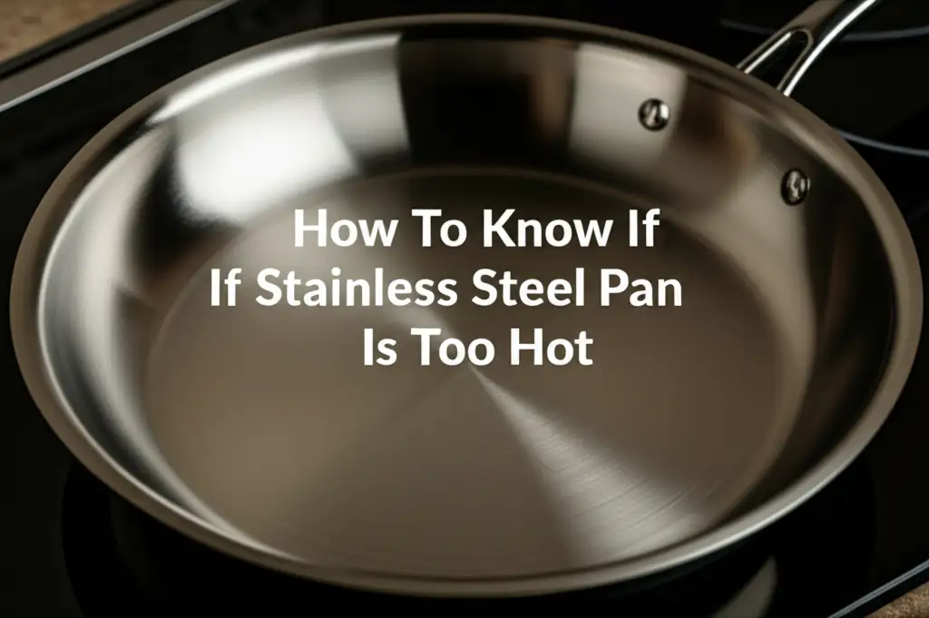How To Know If Stainless Steel Pan Is Too Hot