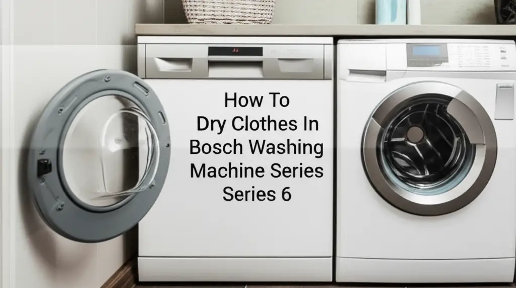 How To Dry Clothes In Bosch Washing Machine Series 6