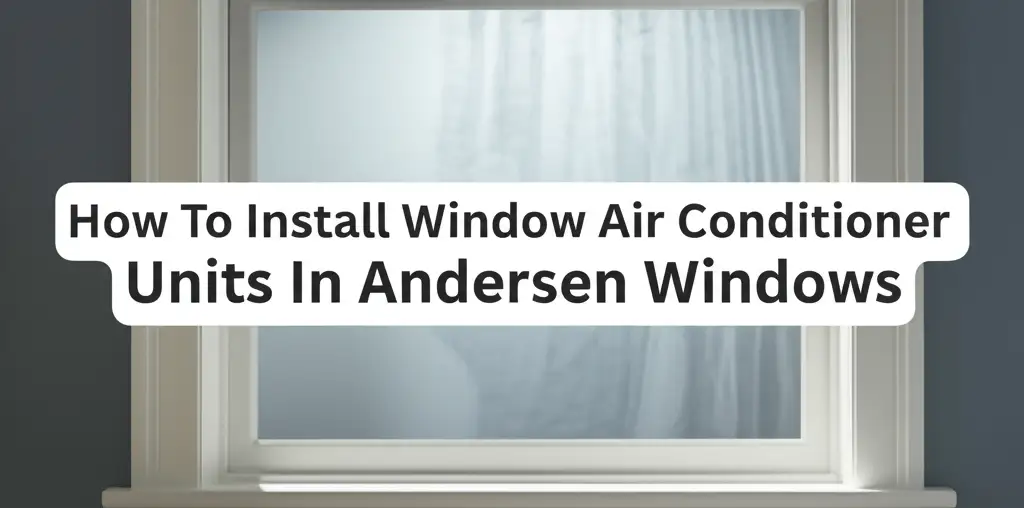 How To Install Window Air Conditioner Units In Andersen Windows