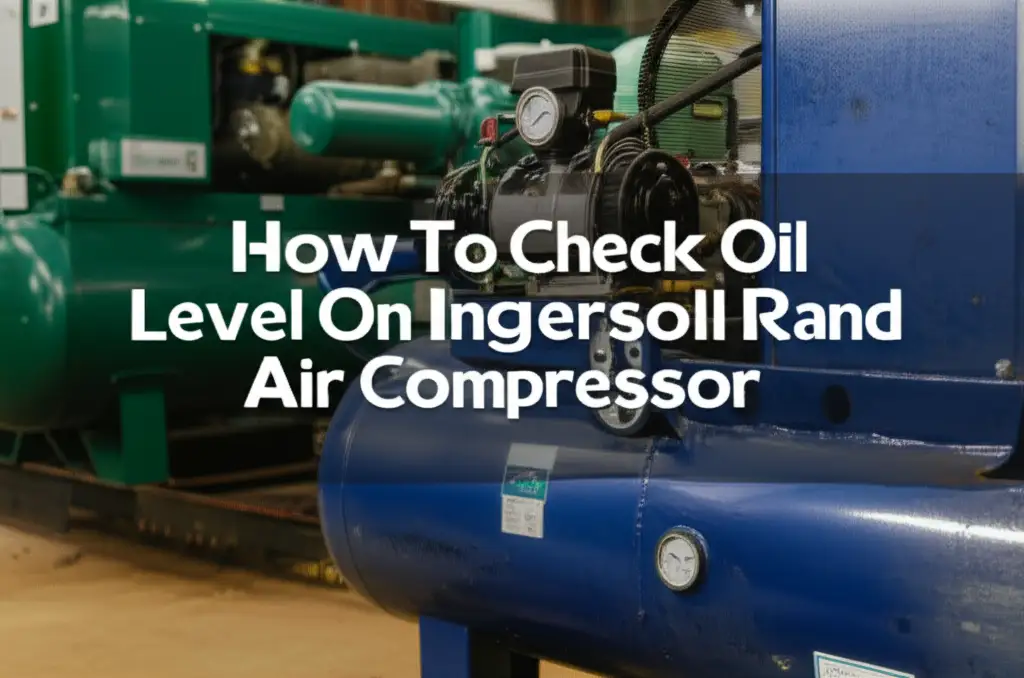 How To Check Oil Level On Ingersoll Rand Air Compressor