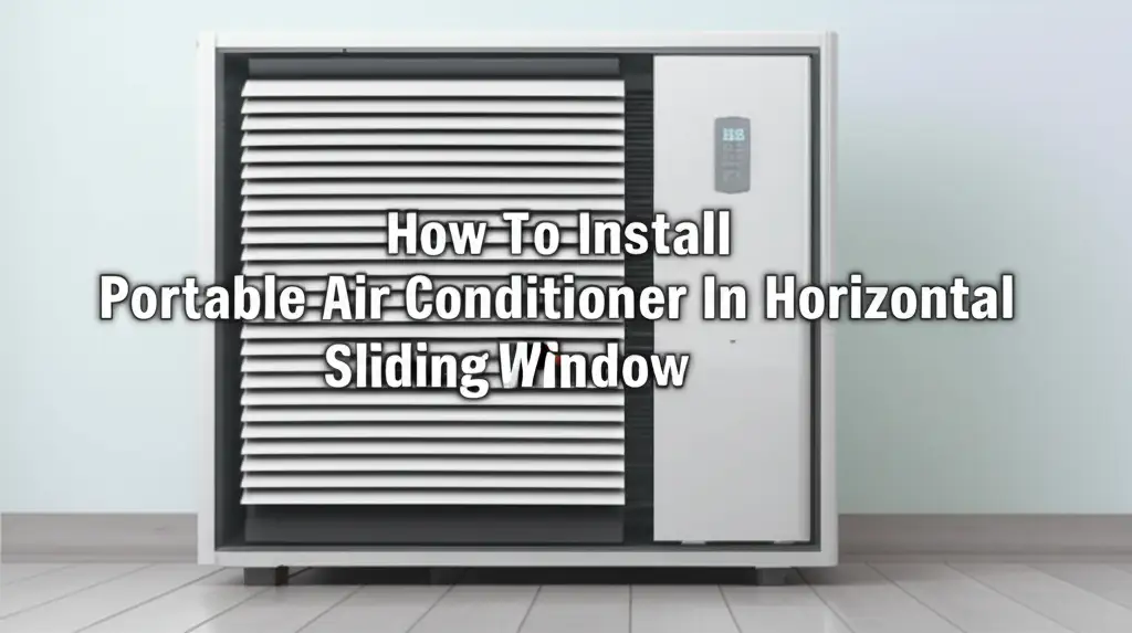 How To Install Portable Air Conditioner In Horizontal Sliding Window