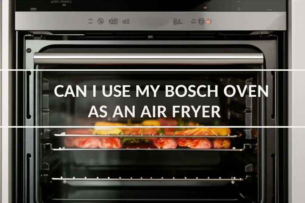Can I Use My Bosch Oven As An Air Fryer