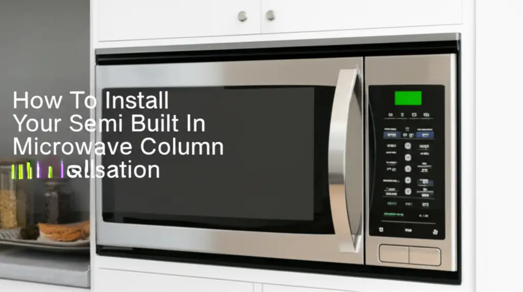 How To Install Your Semi Built In Microwave Column Installation