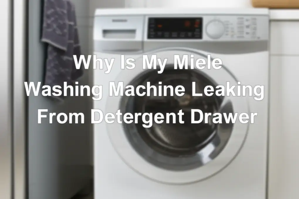 Why Is My Miele Washing Machine Leaking From Detergent Drawer