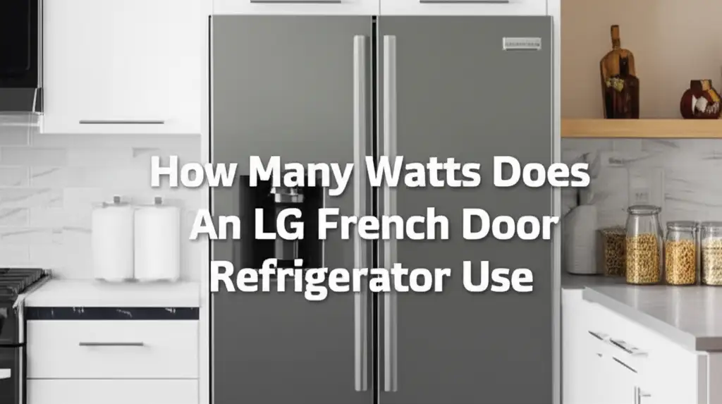 LG French Door Refrigerators How Many Watts Do They Use?