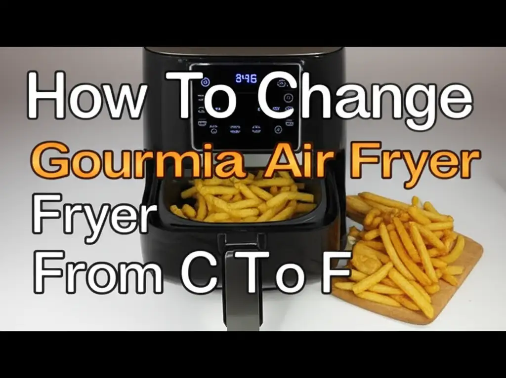 How To Change Gourmia Air Fryer From C To F