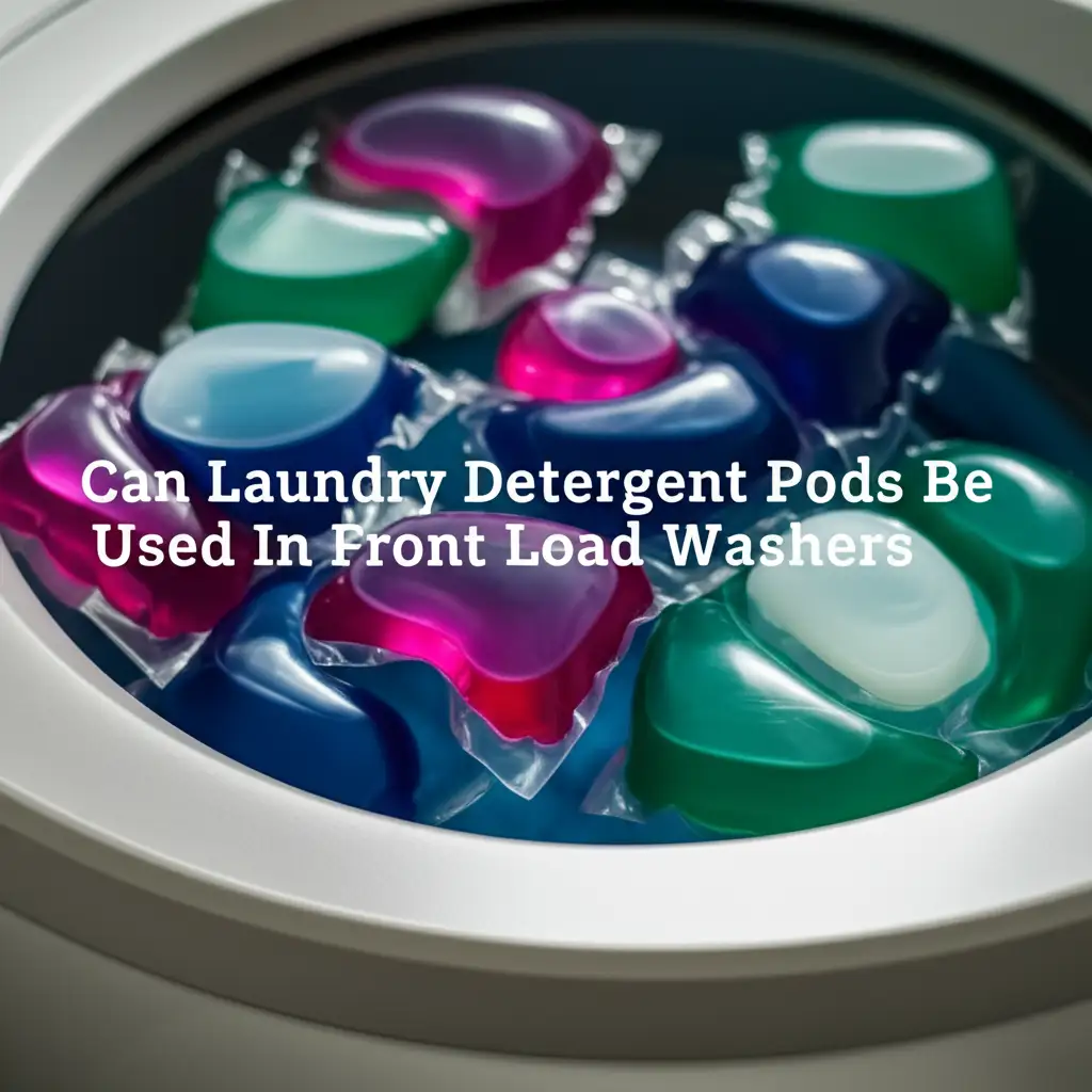 Can Laundry Detergent Pods Be Used In Front Load Washers