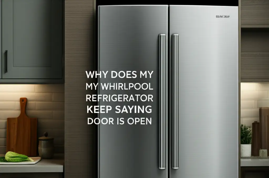 Why Does My Whirlpool Refrigerator Keep Saying Door Is Open