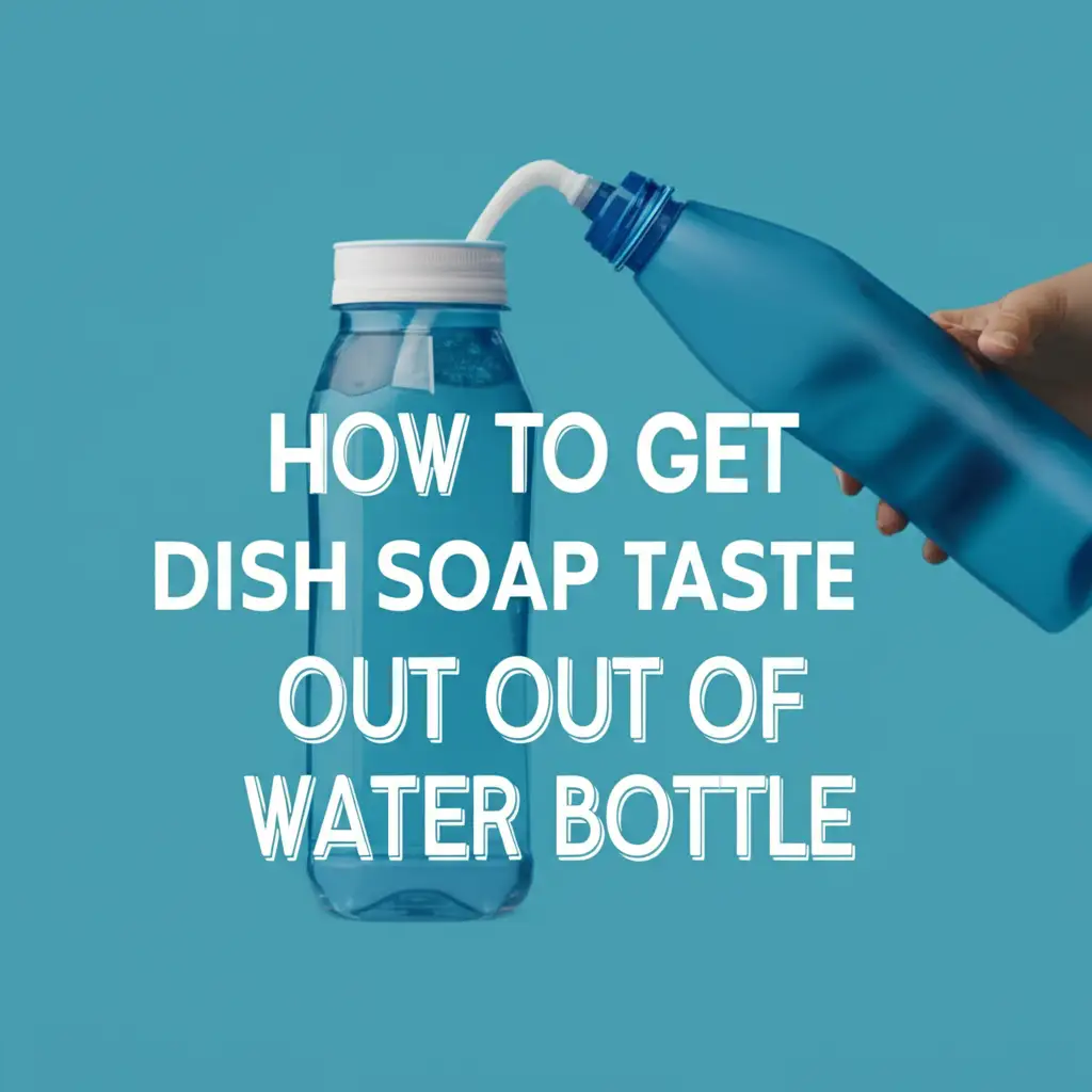 How To Get Dish Soap Taste Out Of Water Bottle