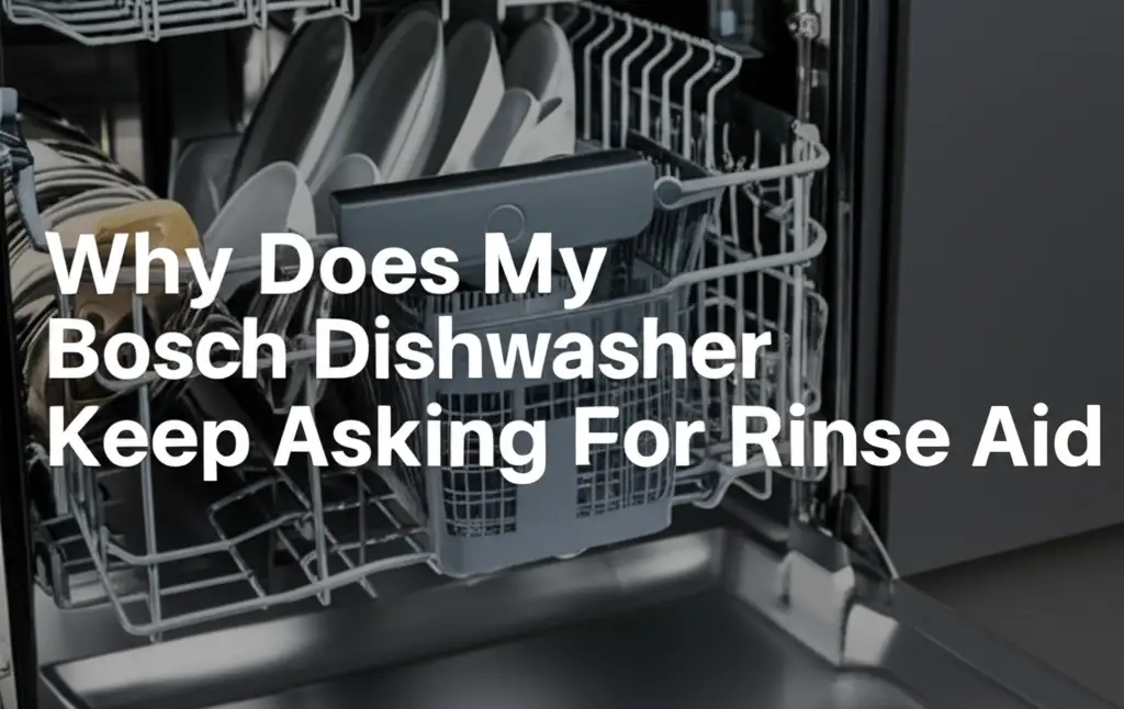 Why Does My Bosch Dishwasher Keep Asking For Rinse Aid