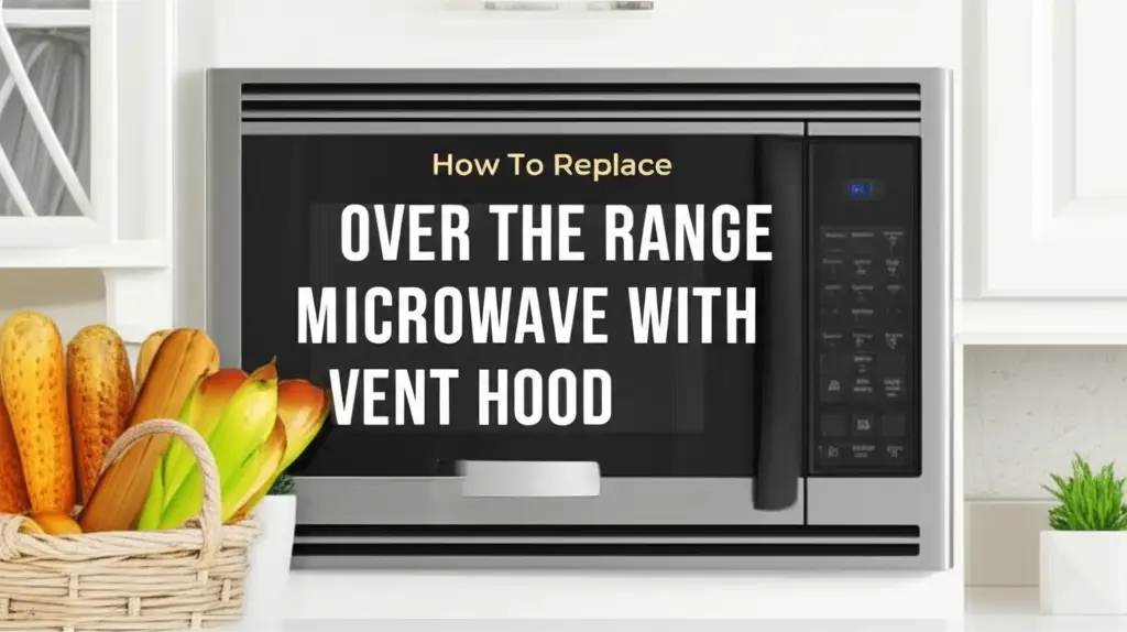 How To Replace Over The Range Microwave With Vent Hood