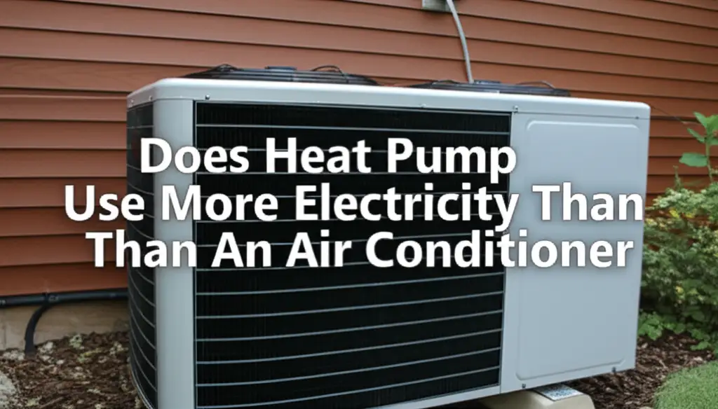 Does Heat Pump Use More Electricity Than An Air Conditioner